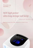Lámpara De Uñas Portátil 96W LED UV Magnética Desmontable Y Sin Cable Para Secado De Esmalte De Gel Máquina De Manicura - details 0