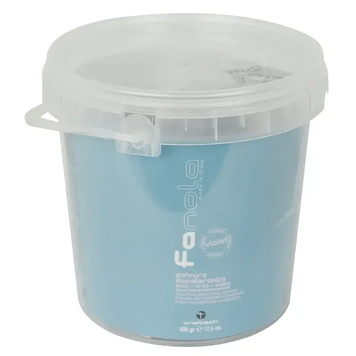 Fanola DECOLORACIÓN Polvo Compacto Violeta Decolorante 500GR - Mechas, golpes de sol, balayages, decoloraciones y decapados cabello pelo - PROFESIONAL - 1