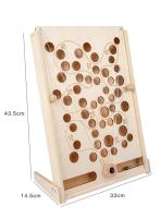 Juego De Maze De Madera Para Niños Pirate Marbles Caminata Juguete Educativo Entrenamiento De Coordinación Ocular-Motora Y Equilibrio Regalo Ideal Para Niños - details 10