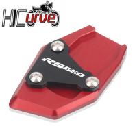 Soporte De Estandarte Lateral Para Motocicleta Aprilia RS660 2020-2023 Alargamiento De La Placa De Soporte De Pies Accesorio De Moto Material De Aluminio - details 2