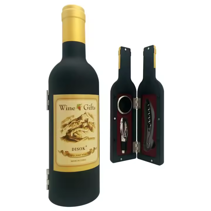 Disok Lote 10 Set Botella Vino Personalizadas - Detalles Bodas Hombres - 1