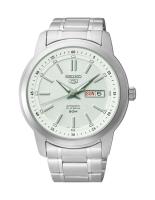Seiko Watches Reloj Automático Hombre Seiko 5 SNKM83K1 - Dial Blanco - 43mm - Correa Acero - Resistente Al Agua 50m - details 0