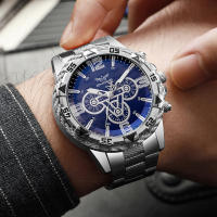 Reloj De Cuarzo Para Hombre Casual Moda Con Correa De Acero Sin Estuche Marca Yolako Material De La Correa Y Caso De Aleación - details 2