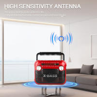 125BT Disaster Prevention Weather Forecast Solar Hand Crank Power Generation Emergency Radio with Outdoor Mobile Power Supply,Radio - details 10