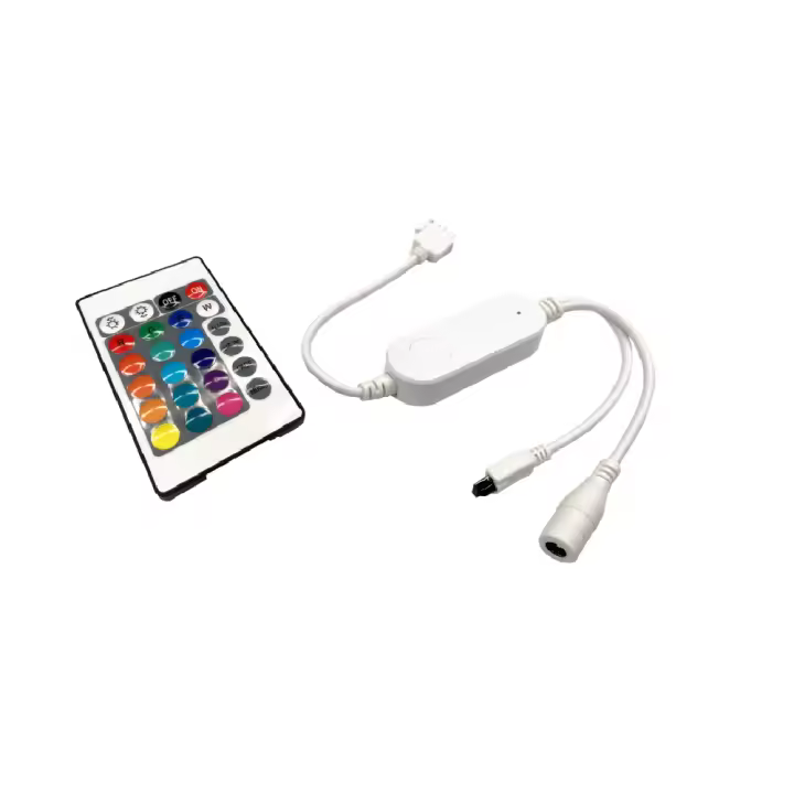 Controladora RGB Audiorítmica WiFi con Control Remoto - Smart Life / Tuya - 2A 48W - Interior - Marca DEMASLED - 1