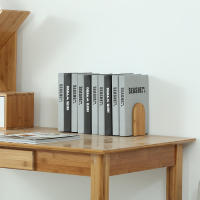 Organizador De Escritorio De Bambú Nature Soporte Para Libros Estante De Libros Montaje Requiere Material Del Paquete - details 7
