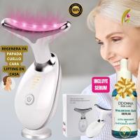 MISTIK  Equipo Masajeador Rejuvenecimiento Facial Papada Arrugas Piel Lifting Antienvejecimiento Hidratacion Con Serum Acid Hyaluro Acne Colageno Belleza Mujer Cara Cuello Papada Terapia con EMS 42° Temperatura Vibracion Sonica Led MISTIK BEAUTY MADRID - details 10