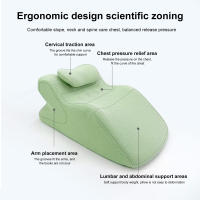 Almohada Multifuncional Para Dormir En La Cama Cojín De Posición Prone Almohadilla De Espalda Artificio De Cama De Algodón Puro Y Poliéster - details 3