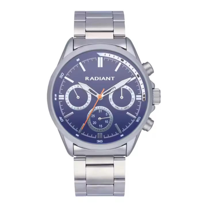 Radiant Reloj Hombre Analogico Cuarzo con Correa de Acero inoxidable RA589703 - 1