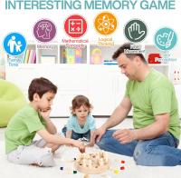 Juego de mesa para niños de 4 años, ajedrez de madera con memoria Montessori, juguete interactivo para padres e hijos - details 3
