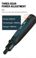 Mini Trituradora Recargable Por USB Herramienta Rotativa Micro Engraver Pluma Para Grabado Y Trituración De Jade - details 11