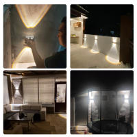 Lámpara De Pared Exterior IP65 Impermeable LED 85-265V Para Decoración Del Hogar Jardín Puerta Garage Pasillo Interior Lámpara De Exteriores - details 12