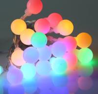 Luces De Hada LED De Colores Cálidos Pequeñas Esferas De Cristal Para Jardín Árbol De Navidad Boda Decoración DIY Operadas Por USB 3/6/10M - details 1