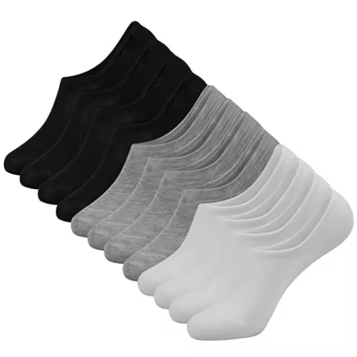 Calcetines Cortos Para Hombre Y Mujer | 95% De Algodón Sin Roturas | Accesorio Para Deporte, Trabajo Y Running | 12 Pares Y 3 Colores Diferentes. Talla 35-38 essential by natural bio pharma - 1