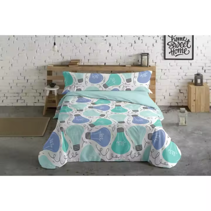 Pierre Cardin - Juego de funda nórdica Pierre Cardin Ideas Multicolor Azul marino Cama de 90 3 Piezas - 1