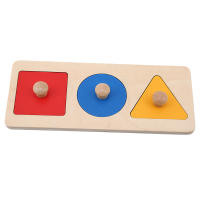 Juguetes Educativos Montessori Puzle De Madera Con Formas Geométricas Juego De Aprendizaje Infantil Para Bebés Y Niños Pequeños - details 5