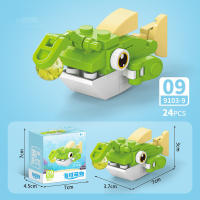 Bloques De Construcción De Animales Del Mundo Insecto Scorpion Mantis Hormiga Araña Pájaro Marino Regalo Para Niños Adornos De Escritorio Bloques Pequeños Compatible Con Lego ABS Sin Batería - details 21