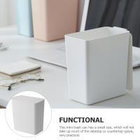 Bandeja De Comedor Oficina Papelera Mini De Plástico Para Encimera Estilo Rústico Contenedor De Basura Para Cocina Y Baño - details 0