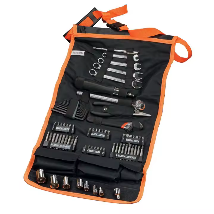 Black & Decker A7063-QZ - Rollo de nylon con 76 Accesorios para automóvil - 1