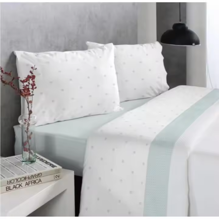 REIG MARTI Juego de Sábana para Todo el año Modelo Tess C.04 para Cama de 105 cm - 1