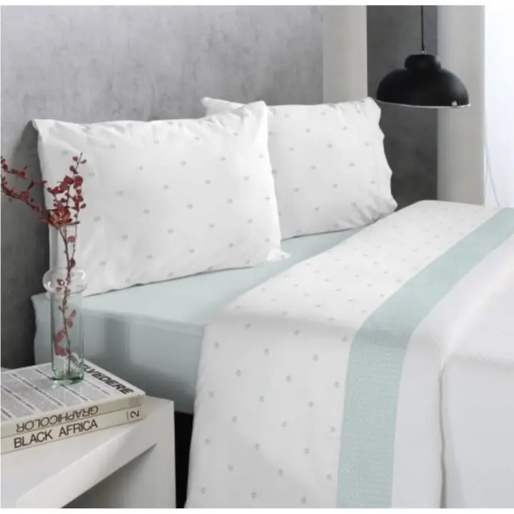REIG MARTI Juego de Sábana para Todo el año Modelo Tess C.04 para Cama de 105 cm - 1