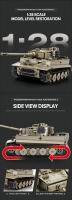 Bloques De Construcción Serie World of Tanks Tiger TOG2 M4 Sherman Tanque Blindado Pesado Para Niños Juguetes Educativos Regalo De Cumpleaños Y Navidad - details 6