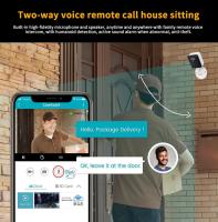 Cámara IP Wifi Mini SMART LIFE 5MP Vigilancia HD Inalámbrica Monitoreo De Bebé Para El Hogar Con Detección De Movimiento Tuya Negro Soporte Hasta 128GB - details 1