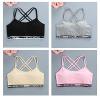 Conjunto De Ropa Interior Para Niñas Adolescentes 2 Piezas Almohadillado De Algodón Con Tirantes Cruzados Sujetador De Entrenamiento Y Bragas Estilo Deportivo Adecuado Para Edad 7-13 Años - details 8