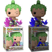 Funko Roronoa  Zoro Emma One Piece GITD Exclusivo 1288 Special Edition Brilla en la Oscuridad anime figura - details 1