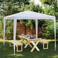 vidaXL Carpa para Celebraciones Profesional Fiestas Jardín Exterior Color Azul,  Blanco,  Antracita y mas - details 1