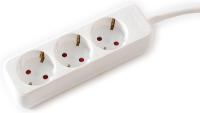 Regleta alargador de enchufes, base multiples de 3, 4, 5, 6 enchufes tipo Schucko sin interruptor, 16a/250v 3680w, cable 3g1.5m㎡ lontitud 1,5m, 3m o 5m, uso interior, color blanco, Don Feliz - details 1