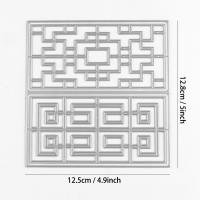 Método De Corte Y Enfoscado De Metal Para DIY Tarjetas De Compra Y Scrapbooking Herramienta De Manualidades Tradicional Chino Marco De Nudo En Valla - details 4