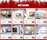 Lámpara De Escritorio LED Ajustable 12W 40CM Con Gancho Luz De Mesa Para Protección Ocular Iluminación Para Monitor Y Oficina - details 0