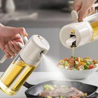 550ml Oil Spray Bottle Kitchen BBQ Cooking Olive Oil Dispenser Camping Baking Empty Vinegar Soy Sauce Sprayer Containers - details 0