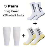 3 Pares De Calcetines Y Protecciones De Rodilla Para Hombres Non Slip Para Fútbol Y Baloncesto Calcetines De Terciopelo De Nylon De Altura Rodilla Protección De Calf Para Deportes Adultos Y Adolescentes - details 2