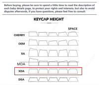 Kit De Keycaps PBT Dye Sublimation 141 Teclas XDA Profile Para Teclado Gaming MX Switches GMK67 Accesorios De Teclado Mecánico - details 1