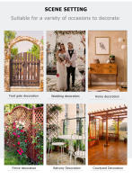 Arco De Flores Artificiales Para Boda Rosas Y Peonías De Seda Decoración De Reception/Banquet Estilo Floral Personalizable - details 26