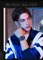 Reloj De Hombre RUIGE Multifuncional En Acero Inoxidable Auténtico Resistente Al Agua Con Brillo Nocturno Moda Trendy - details 9