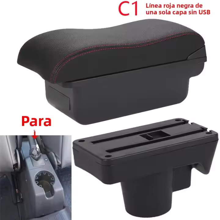 Caja De Reposabrazos Para Opel Astra H 2006-2011 Superficie Curva Caja De Almacenamiento Fáciles De Instalar Accesorios Para Coche - 1