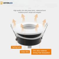 Iluminación De Techo 7W Baño GU5.3 Redondo GU10 MR16 Foco De Iluminación Reclinado Impermeable IP65 LED Downlight - details 3
