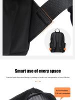 Mochila Casual Para Hombres De 14 Pulgadas Multifuncional Con Carga USB Impermeable De Tela Oxford Estudiante Escuela - details 4