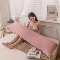 Funda De Almohada Doble Larga One Piece Para Parejas Excluyendo Núcleo Material De Poliéster 100% Estilo Sencillo Tejido En TAT Uso Doméstico - details 2