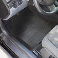 Juego de 4 Alfombras Para Coche, Alfombrillas Universales para Coche,Antideslizantes,Recortable,Alfombras Delanteras y Traseras,Color Negro - details 5