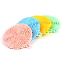 2Pcs Cepillo De Limpieza De Silicona Gruesa Para Cocina Escobillas De Limpieza Para Ollas Y Sartenes Esponja Escobilla De Frutas Y Verduras Ecológico - details 8