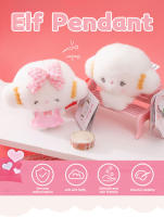Llavero De Peluche Sanrio Cogimyun Kuromi 10cm Muñeco De Algodón PP Colgante Para Mochila Regalo Para Estudiantes Con Oso Y Nube Kawaii - details 1
