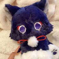 Muñeco De Peluche Genshin Impact Wanderer Negro Fluffy Para Niños Juguete De Impacto Suave Y Cómodo Regalo De Almohada De Peluche - details 2