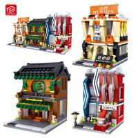 Kit De Bloques Micro De Arquitectura Para Niñas Y Niños Modelo De Casa De Tienda Clásico Regalo Para Niños Edad 6-12 Años Plástico ABS Sin Batería - details 0