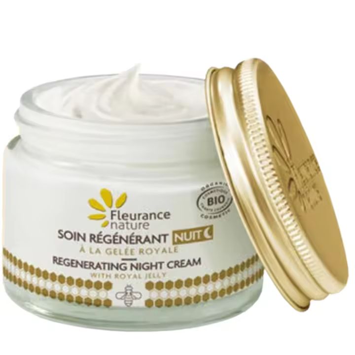 Crema De Noche Regenerante Antiarrugas Con Jalea Real Bio 50ml Fleurance Nature - 1