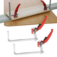 2PCS Juego De Abrazaderas Rápidas Para Carpintería 160x60mm Compatible Con Sistema De Guía Y MFT Herramientas Manuales De Alta Calidad - details 0