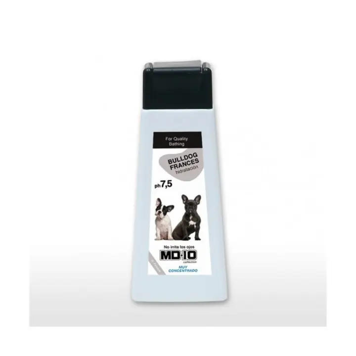 Champú para Perros Bulldog Francés Concentrado 300 ML - Hidratación y Brillo Natural MD-10 - 1